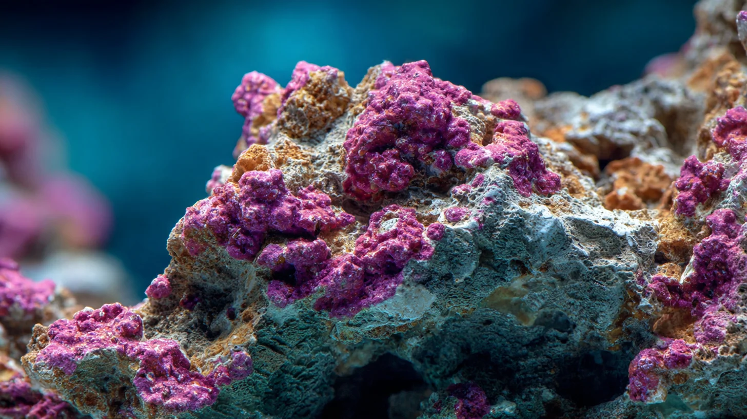 Coralline algae on rock