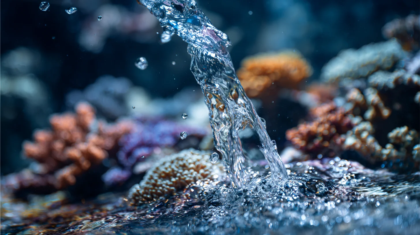 Clean saltwater for the aquarium